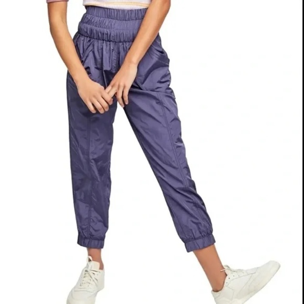 Free People Movement The Way Home Joggers Relaxed Cuffed Deep Sea - Picture 2 of 9